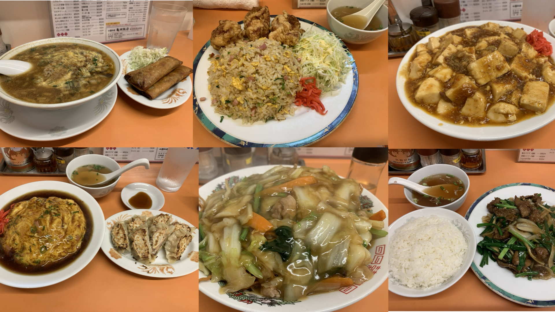 刈谷の町中華・亀城飯店の茶色の幸せ